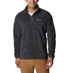 Columbia Men's Steens Mountain Half Zip Fleece, Charcoal Heather, Medium