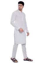 Divisive MenS Sequince Embroidered Cotton Blend Only Slim Fit Kurta (Dkrt676_Xxl_White)