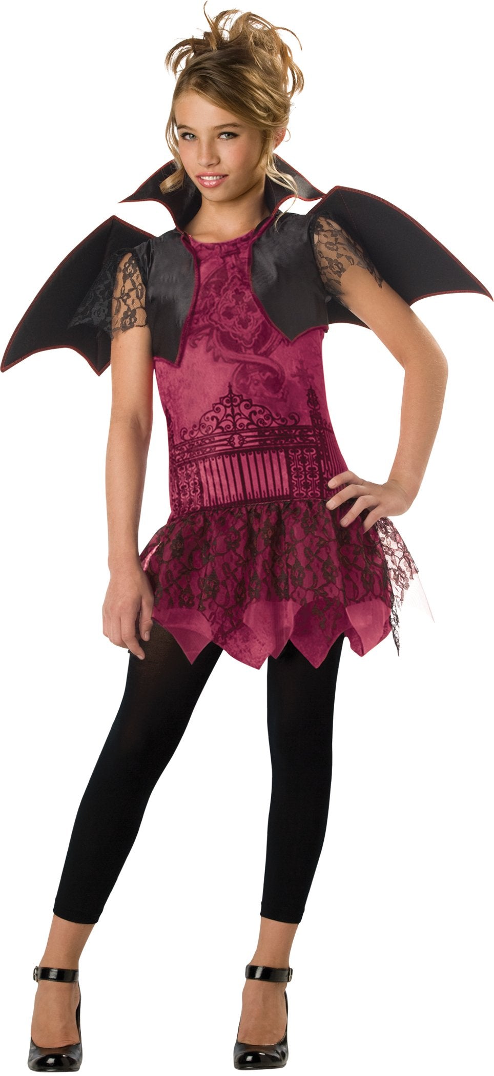 InCharacter Costumes Women's Twilight Trickster, Burgundy/Black, Large