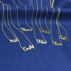 Personalized Necklace 18k Gold Plated Stainless Steel Pendant Jewelry Birthday Christmas Gift Lyla