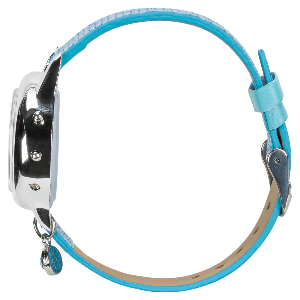 Accutime Disney Frozen Elsa Blue Digital Kids Watch for Toddler Girl with Charm Bracelet (Model: FZN45004AZ)