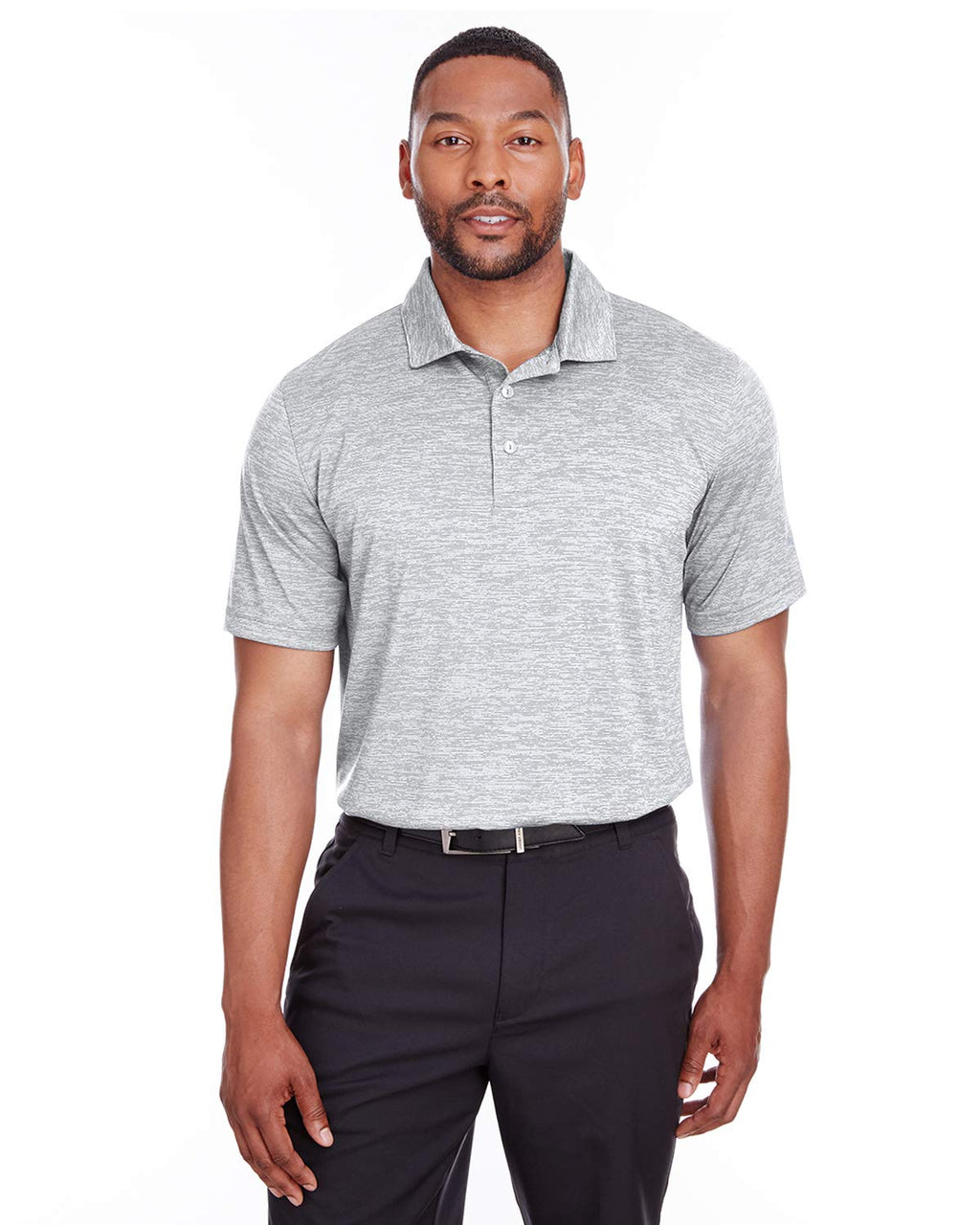 Mens Icon Heather Polo - PUMA BLAcK - M(D0102H7Y4TJ)
