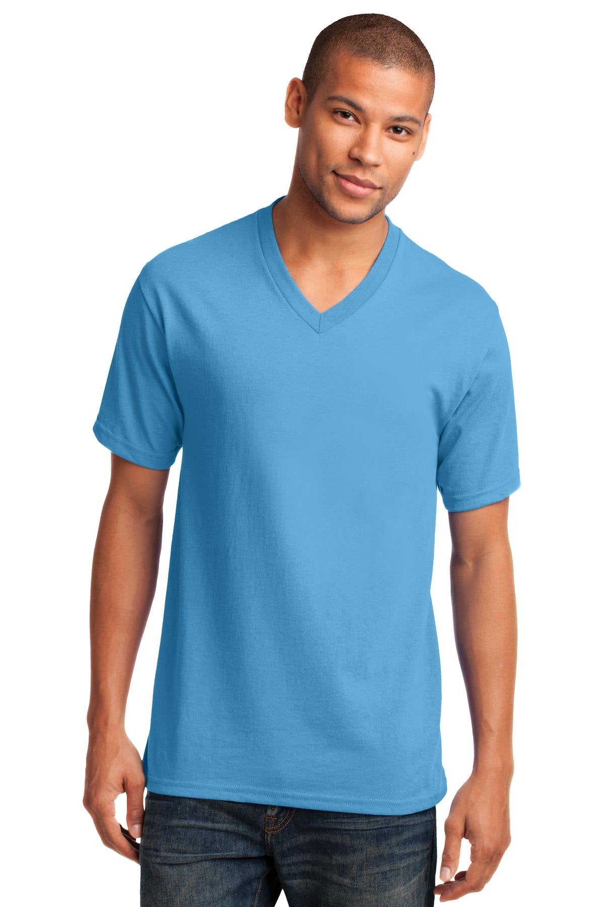 Port & Company Core Cotton V-Neck Tee PC54V