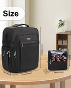 Relavel Professional Makeup Case Makeup Backpack and Makeup Brush Case for Makeup Artists, Durable Water-resistant Material, wit
