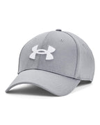 Under Armour Men's Blitzing Cap Stretch Fit, (035) Steel / / White, X-Large/XX-Large
