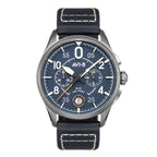 AVI-8 Spitfire Lock Channel Blue Chronograph Quartz AV-4089-04 Men's Watch