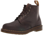 Dr. Martens Unisex 101 Crazy Horse Leather 6 Eye Boot, Dark Brown, 10 US Women