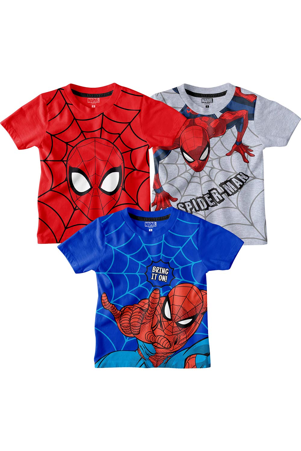 Bon Organik Boys Regular Fit T-Shirt (BON7392_Multi 7 6 7 Years)
