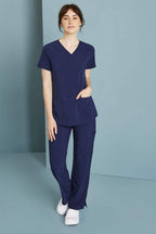 Dickies EDS Essentials Scrubs for Women, Drawstring Cargo Scrub Pants with Four-Way Stretch and Moisture Wicking DK010P, M Petit