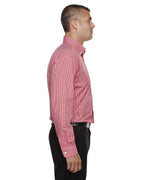 Mens crown Woven collectioningham check - SILVER - S(D0102H76KTT)