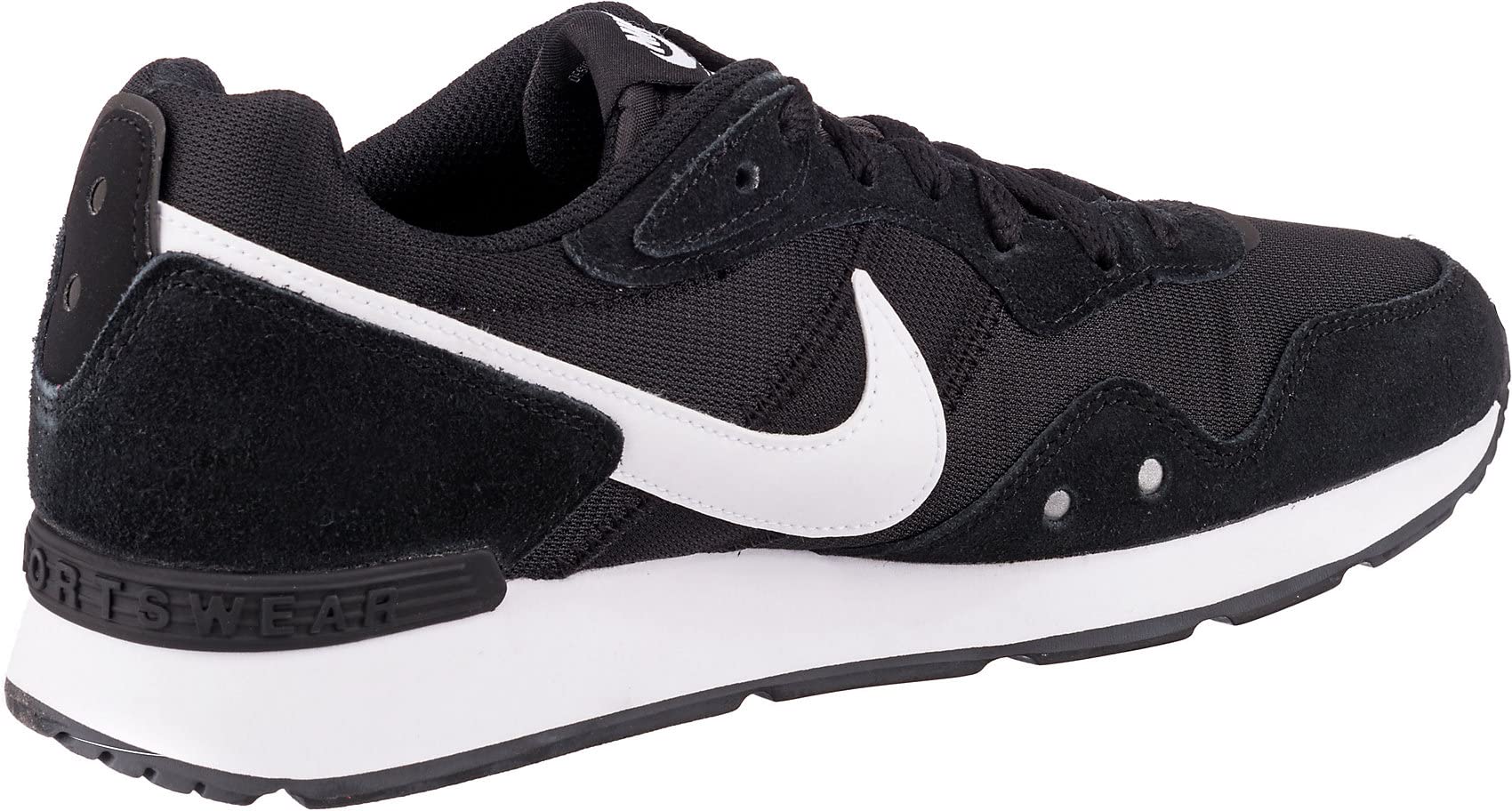 Nike Men's Sneaker, Black White Black, 10