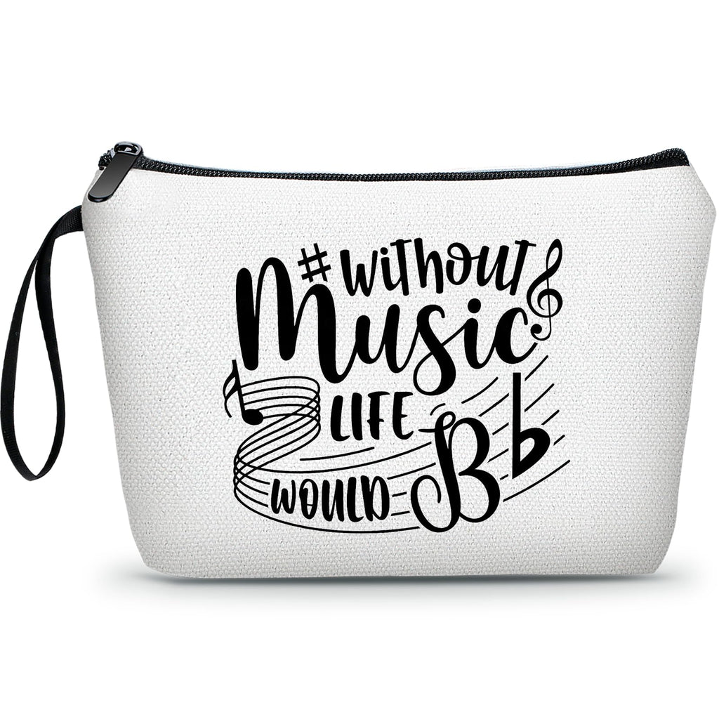 SEAMOON Music Gifts, Gifts for Music Lovers, Cool Gifts for Music Lovers, Small Makeup Bag, Music Stuff for Women, Friends, Sist