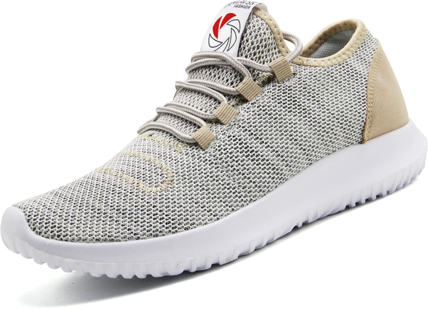 CAMVAVSR Men's Tennis Shoes Slip on Lightweight Soft Sole Comfortable Flexible Fashion Sneakers for Young Men Gold Size 8.5 Cros