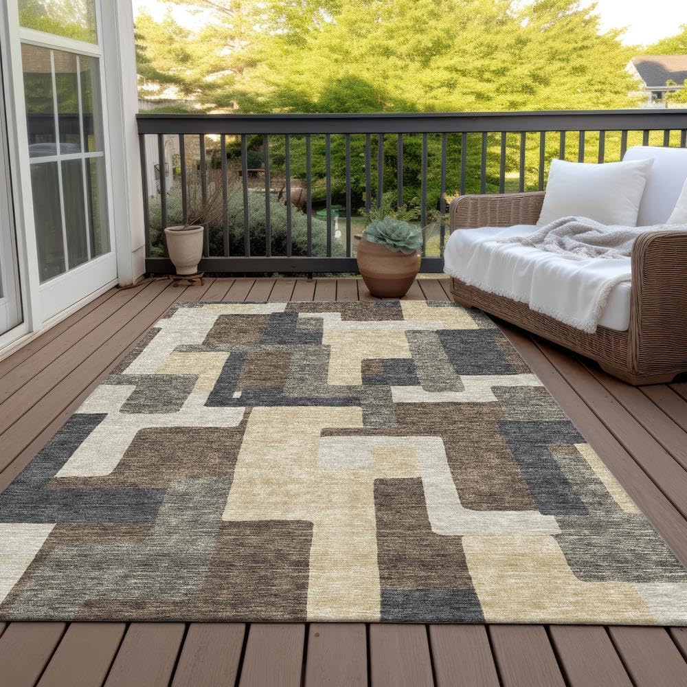 Chantille ACN740 Brown 10' x 14' Rug
