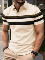 Noble Monk MenS Regular Fit Polo Neck T-Shirt | Half Sleeve | Casual T-Shirt