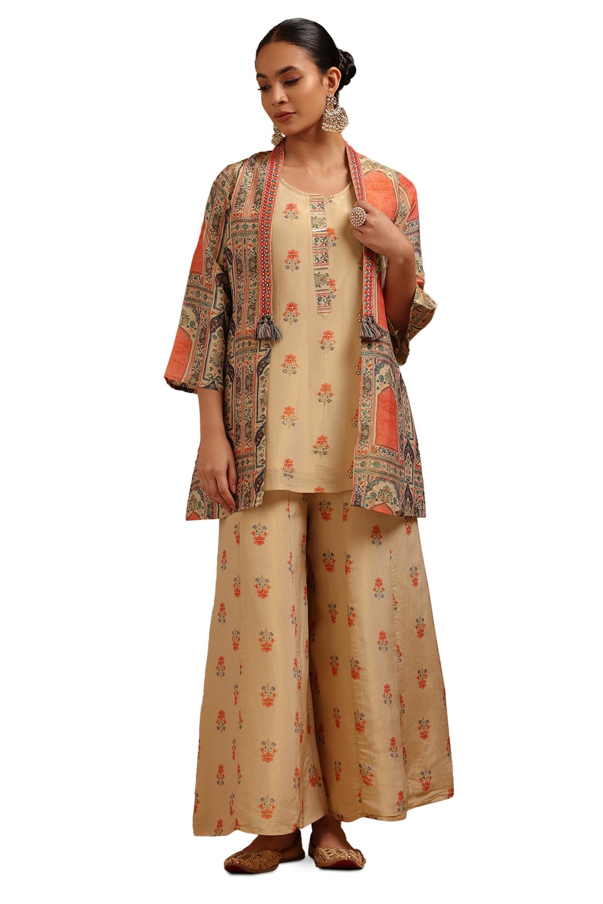 Soch Women Tissue Floral Print Palazzo