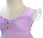 Dressy Daisy Princess Mermaid Dress Up Clothes Halloween Fancy Party Tulle Skirt Summer Outfit with Accessories for Little Girls