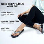 AEROTHOTIC Slip On Recovery Footwear Plantar Fasciitis Flip Flops for Women Yoga Mat Outdoor Walking Beach Ladies Arch Support S