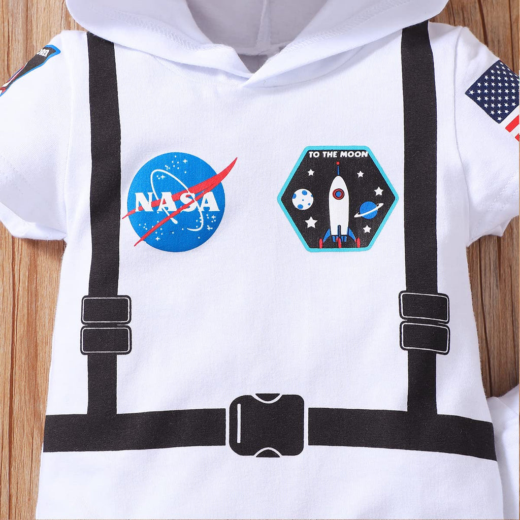 Singcoco Baby Boy Girl Costume Outfit Astronaut Costume (Astronaut-short,6-12Months )