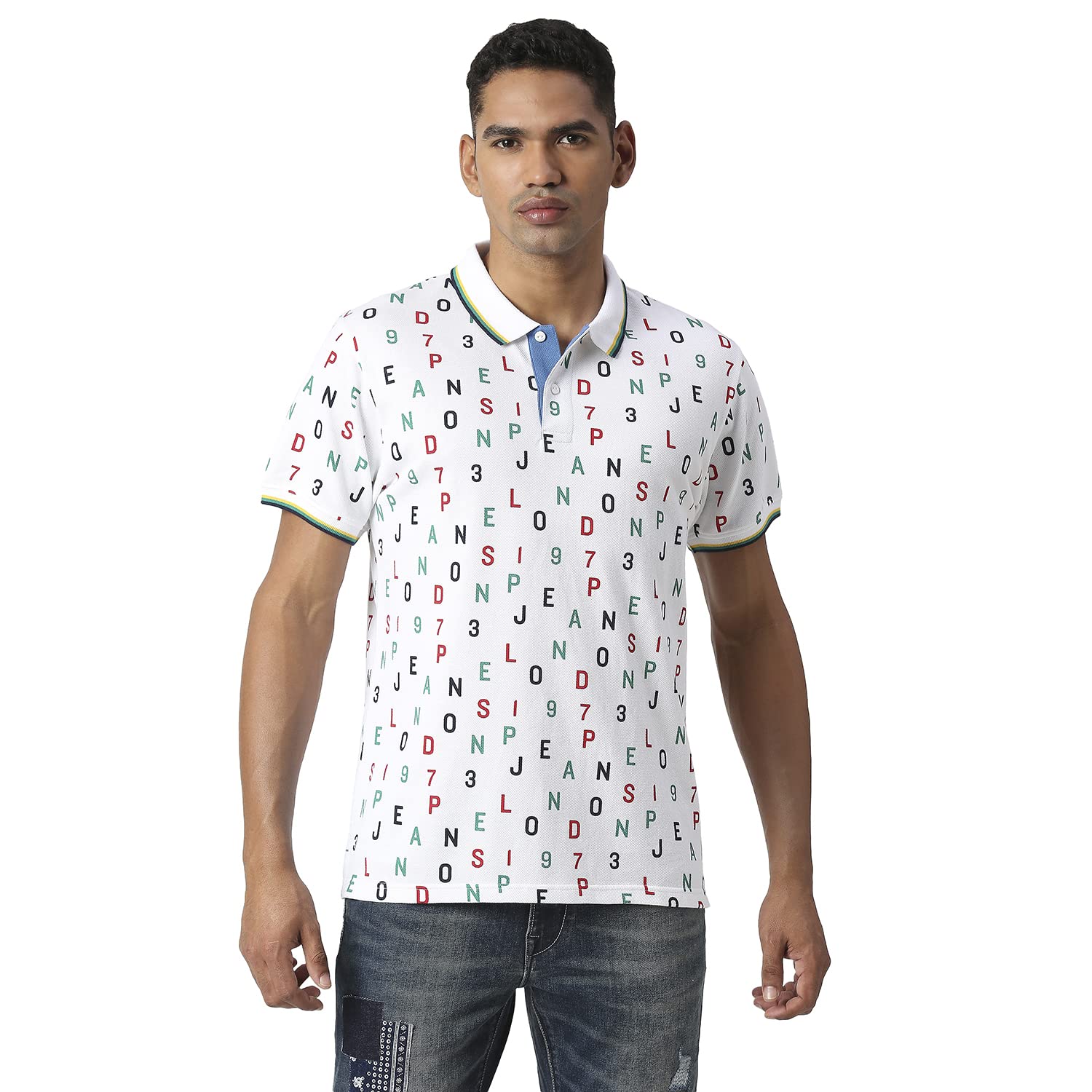 Pepe Jeans MenS Regular Fit T-Shirt (Pm542066800Xxl_White