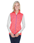 Ladies Lasic cosmic Fleece Vest - EL BLUE NEON gR - S(D0102H769XJ)