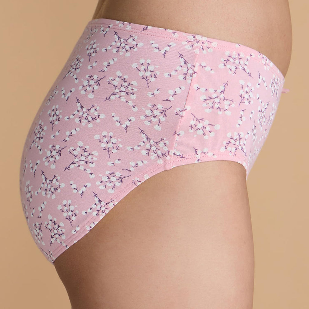 Nykd (Nyp100 Assorted Breathable Cotton Hipster Panty Set For Women | Mid Rise, Medium Coverage With Anti Bacterial & Anti Odour