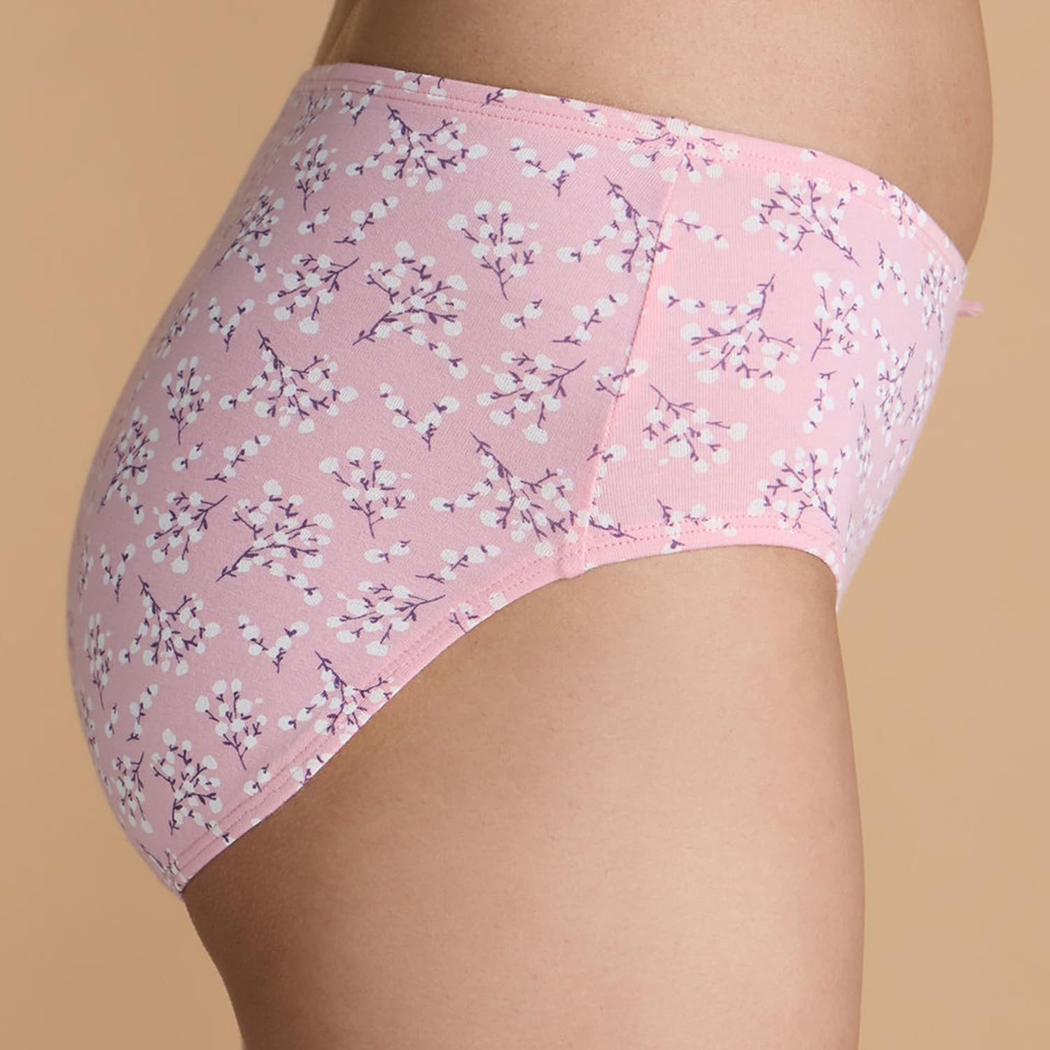 Nykd (Nyp100 Assorted Breathable Cotton Hipster Panty Set For Women | Mid Rise, Medium Coverage With Anti Bacterial & Anti Odour