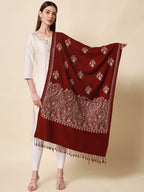 Pashmoda Women Firdousi Aari Embroidered Kashmiri Stole
