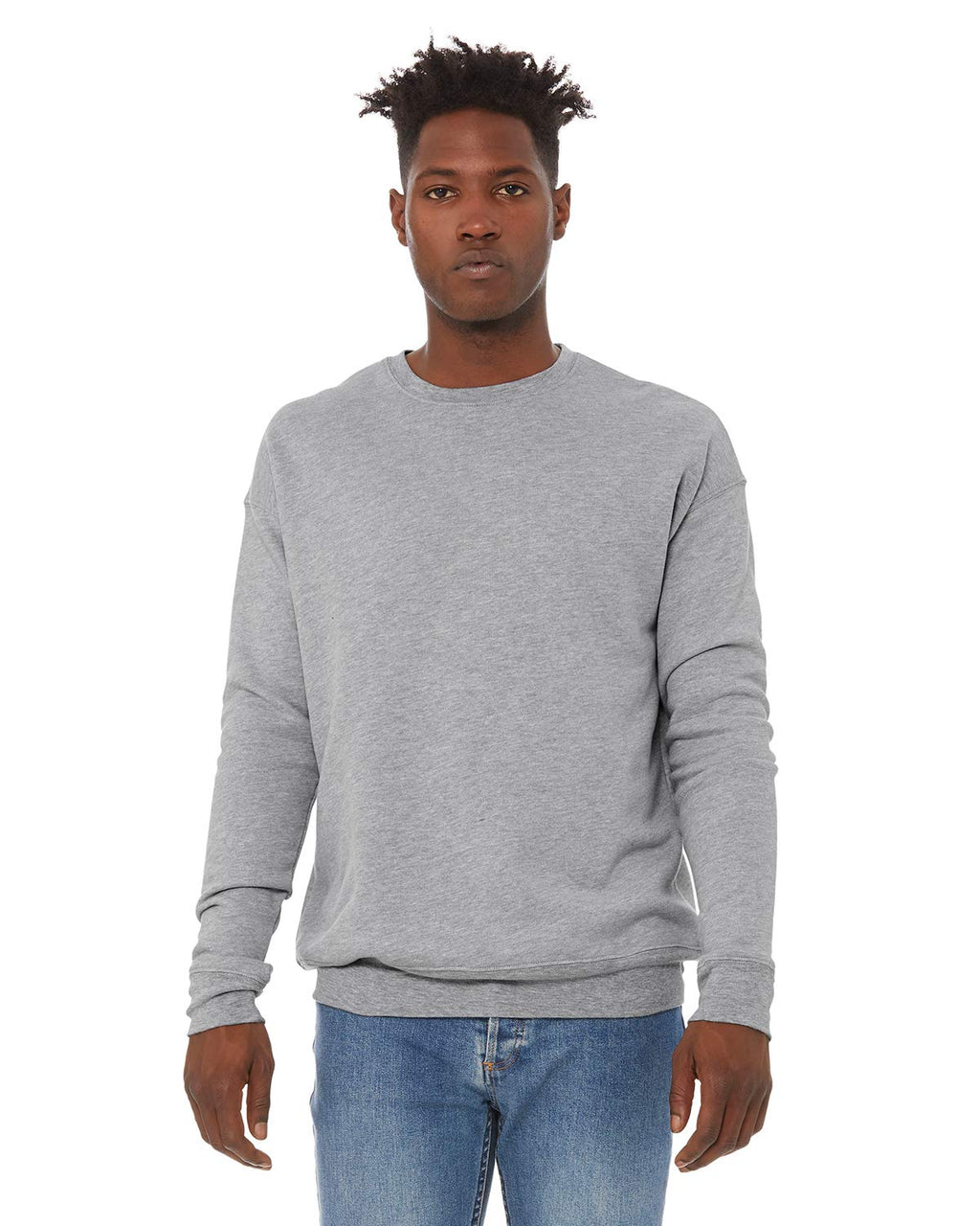 Unisex Drop Shoulder Fleece - WHITE - XS(D0102H7W9K6)