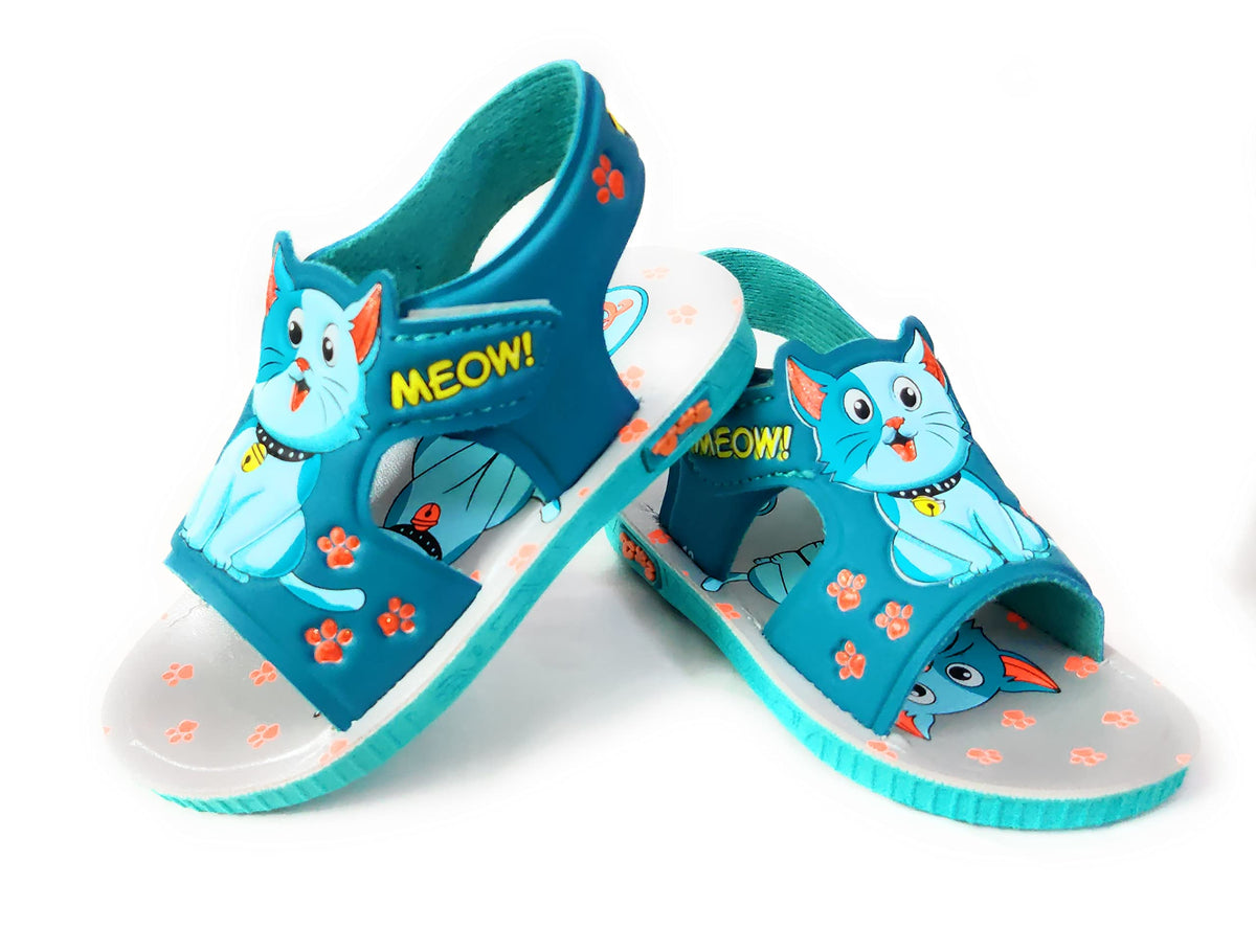 Clz Kids ChuChu Sound Musical First Walking Sandals C06 For Baby Boys And Baby Girls Age 13 Years (Sea Green, 2_Point_5_Years 2.5-3