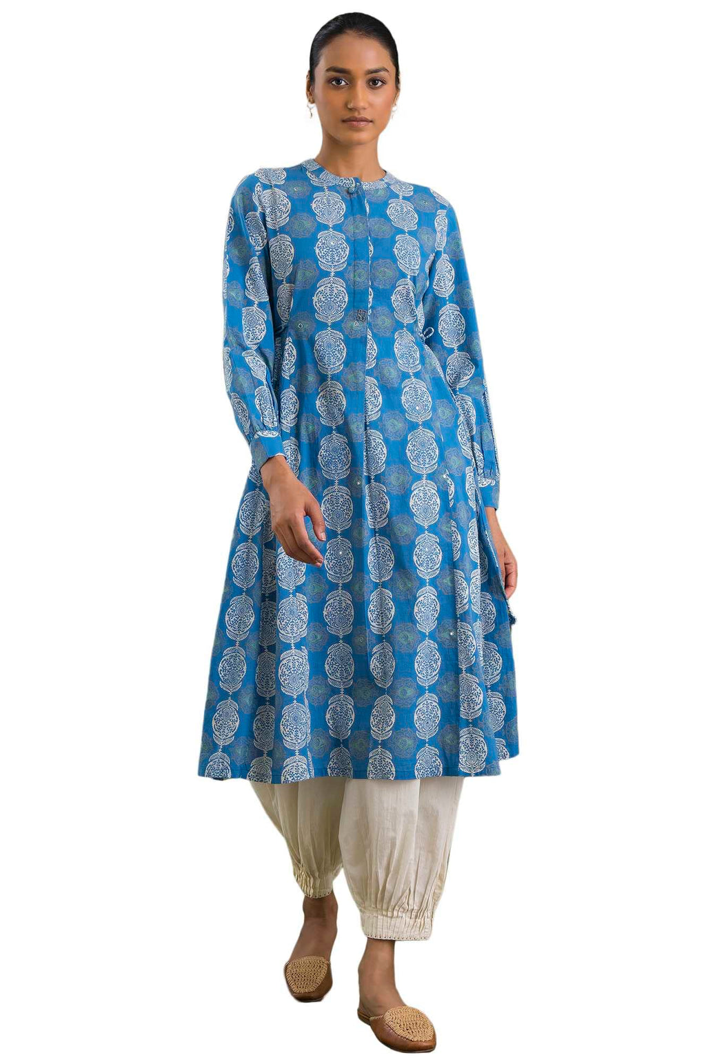 W For Woman Women'S Cotton Floral Regular Fashion Vest (22Juf11547-910592_Blue