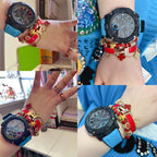 MCXGL Resin Strap Suitable for Caiso G-Shock GA-2000 PRG-600 650 PRW-6600 Mens Rubber Sports Waterproof 24mm Bracelet Watch Band