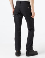 Dickies mens Tough Max Duck Carpenter Pants, Stonewashed Black, 34W x 30L US
