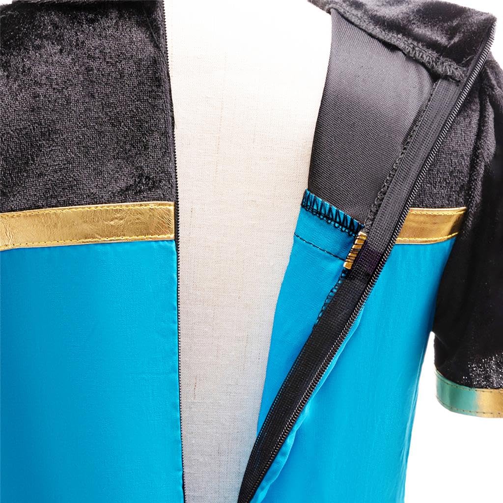 Dressy Daisy Little Girls Ice Princess Coronation Dress Up Costume Halloween Christmas Party Outfit with Accessories