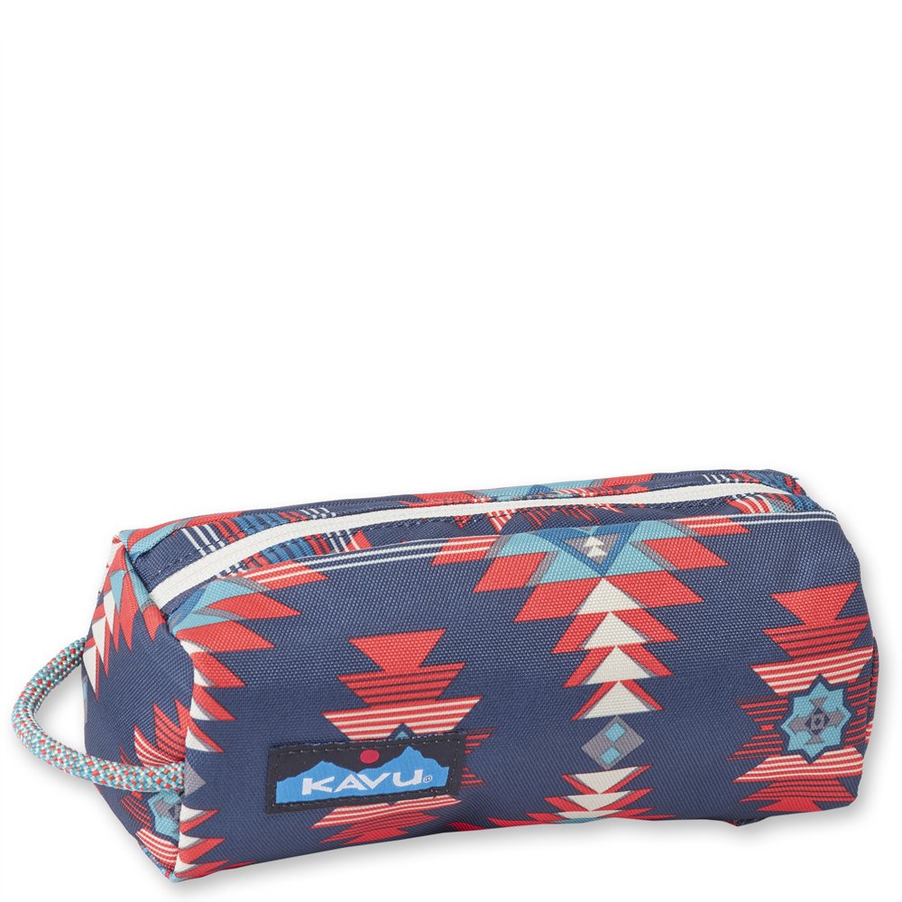 KAVU Pixie Pouch Accessory Travel Toiletry and Makeup Bag, Mojave