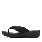 Clarks Women's Casual Sandal, Black/Black, 8
