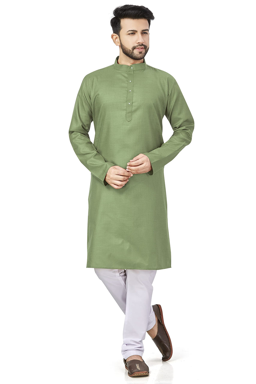 Be Active MenS Traditional Solid Full Sleeves Kurta || Cotton Kurta For Men || Men Kurta For Wedding || Kurta For Men (Rfsk0001