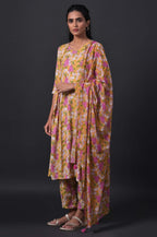W For Woman Kurta, Straight Pant & Dupatta
