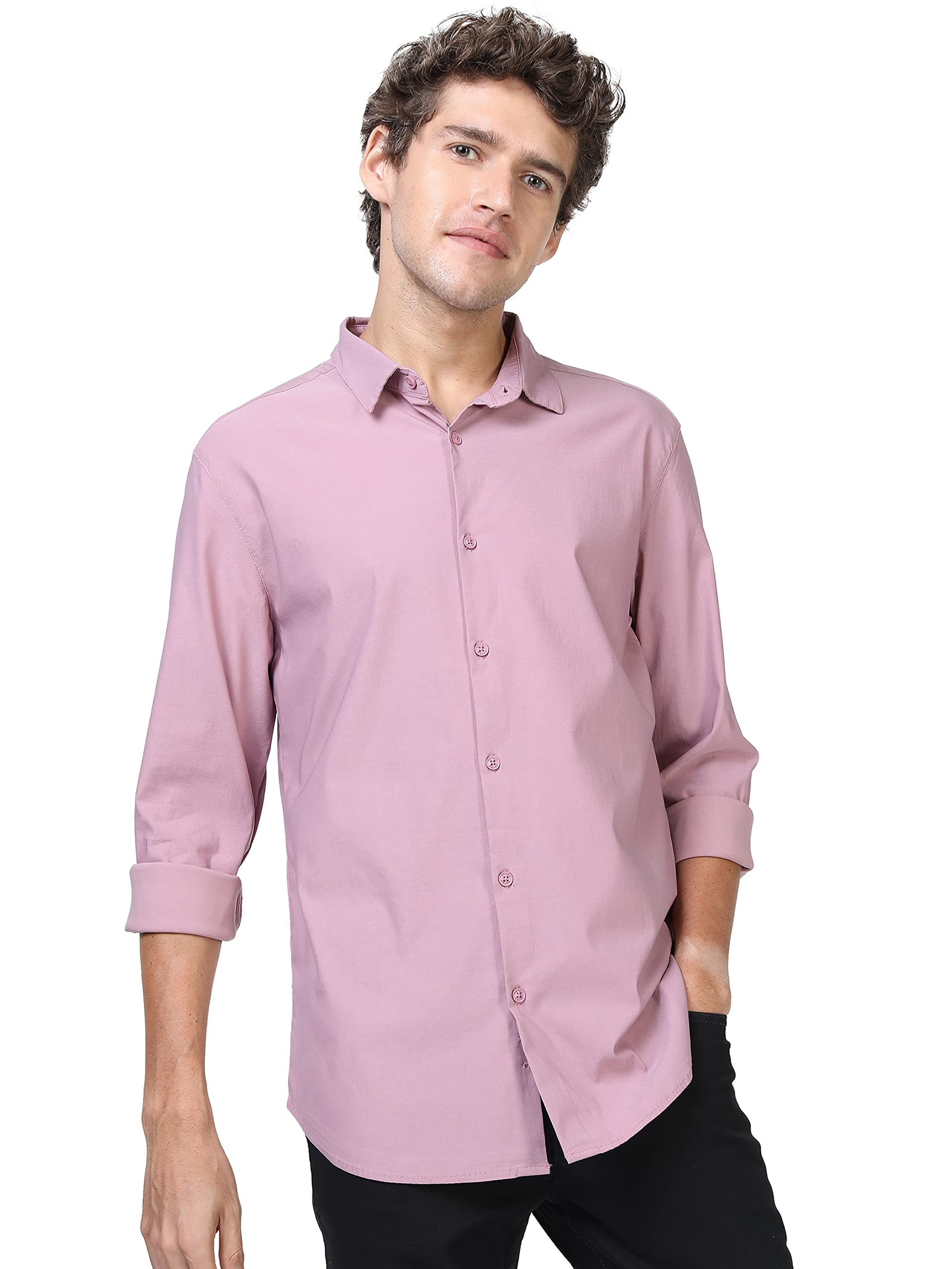 Ketch Zara Fit Toko Twill Dusty Pink Shirt