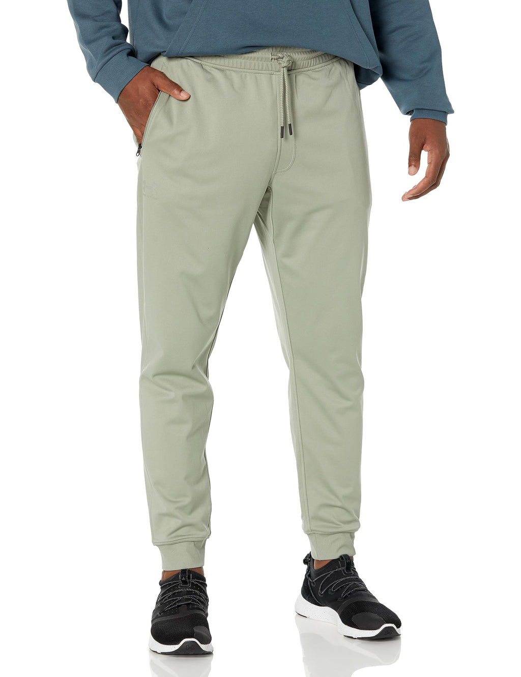 Under Armour Men's Sportstyle Tricot Joggers, (504) Grove Green / / White, XX-Large