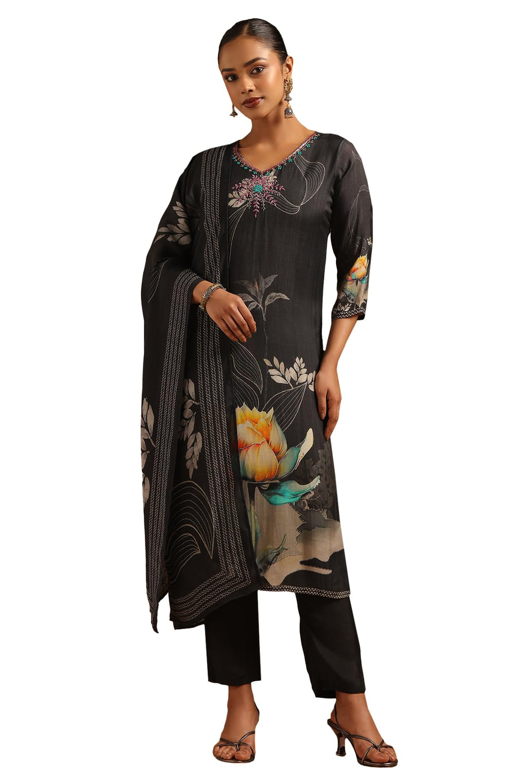 Soch Women Muslin Salwar Suit Set