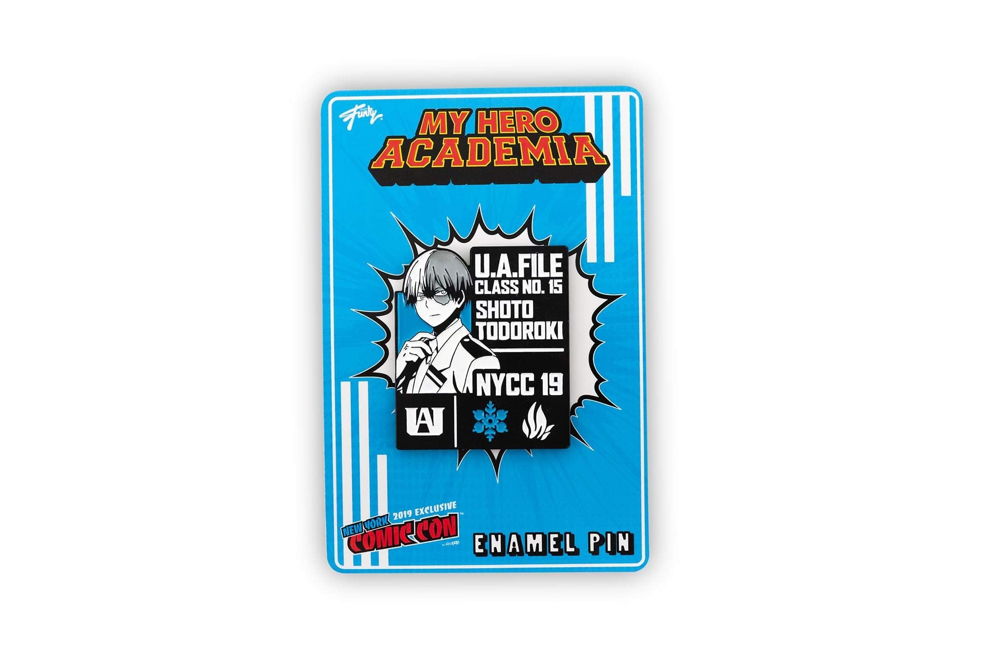 My Hero Academia Shoto Todoroki Pin | Exclusive My Hero Academia Collectible Profile Pin | Measures 2 Inches