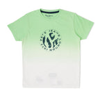 Pepe Jeans Boys Regular Fit Ombre Dyed T-Shirts Green