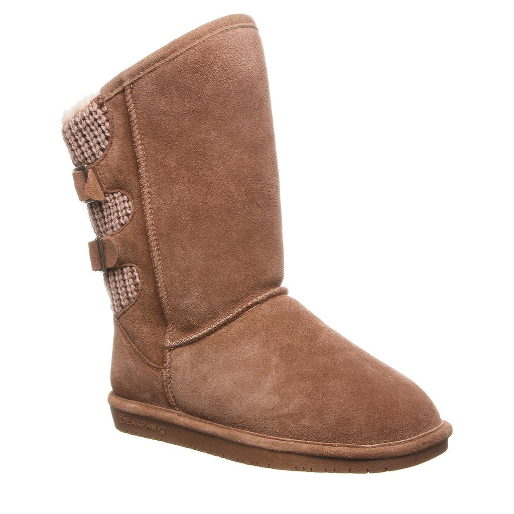 Bearpaw 1669W-H-10 Womens Boshie Winter Boot  Hickory - Size 10