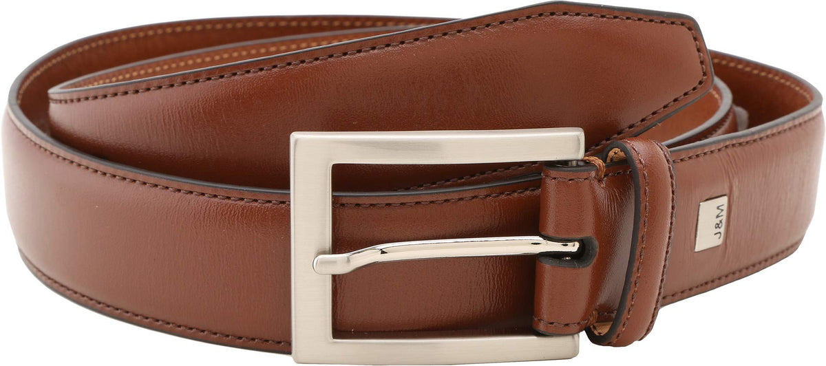Johnston & Murphy MenS Dress Belt,Cognac,Size 34 34