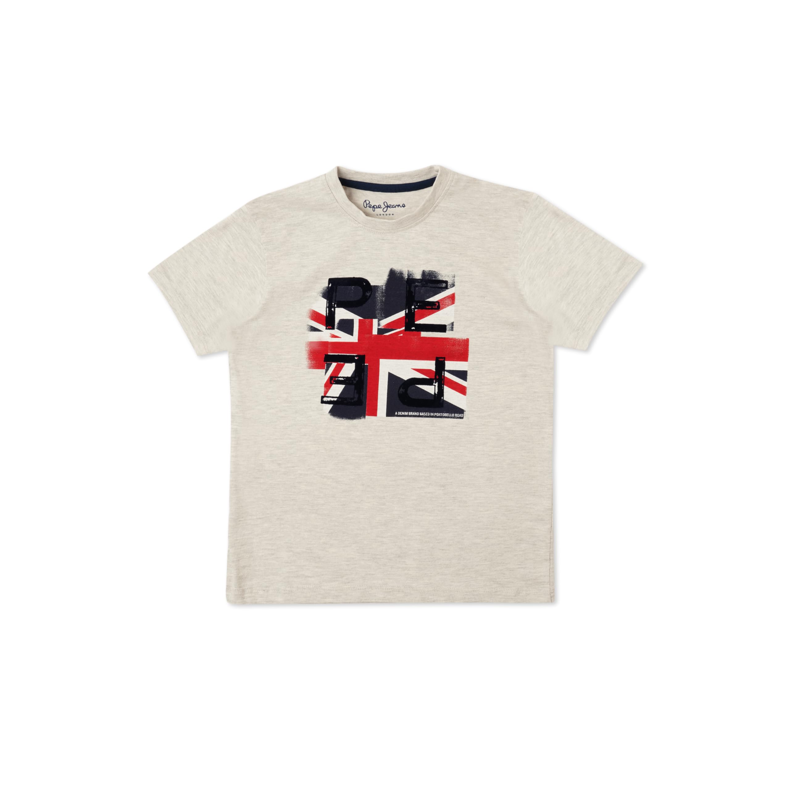 Pepe Jeans BoyS Regular Fit T-Shirt (Pb503803_Ecru White_Oat