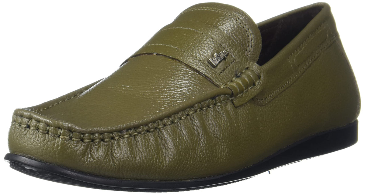 Lee Cooper Mens Olive Dress Formal Leather Slip On Shoes 9 UK 9-43