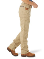 Wrangler Riggs Workwear Women's Ranger Cargo Pant, Golden Khaki, 8W x 34L