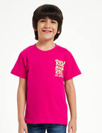 T2F Boys Cotton Solid Regular Fit T-Shirt (Pack of 3)