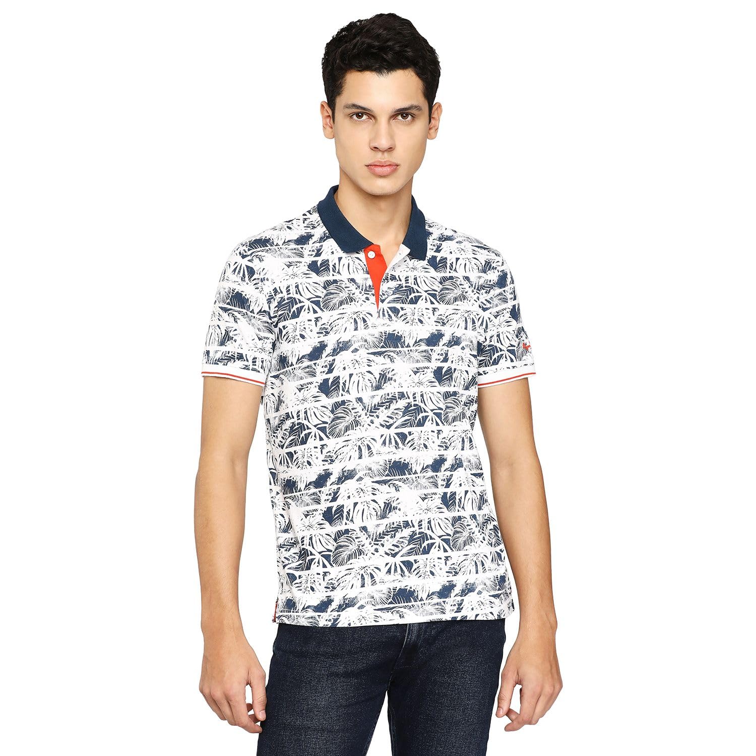 Pepe Jeans MenS Regular Fit T-Shirt (Pm542057 White And Blue
